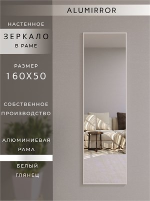 {{photo.Alt || photo.Description || 'Зеркало настенное 160х50 см в алюминиевой раме интерьерное ALUMIRROR'}}