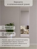 Зеркало настенное 160х50 см в алюминиевой раме интерьерное ALUMIRROR 2000_160x50_NOBL