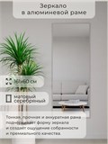 Зеркало настенное 160х60 см в алюминиевой раме интерьерное ALUMIRROR 2000_160x60_NOBL