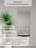 Зеркало настенное 170х60 см в алюминиевой раме интерьерное ALUMIRROR 2000_170x60_NOBL