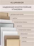 Зеркало настенное 230х70 см в алюминиевой раме интерьерное ALUMIRROR 2000_230x70_NOBL