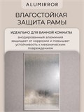 Зеркало настенное 240х70 см в алюминиевой раме интерьерное ALUMIRROR 2000_240x70_NOBL