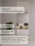 Зеркало настенное 240х90 см в алюминиевой раме интерьерное ALUMIRROR 2000_240x90_NOBL