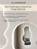 Зеркало настенное 180х80 см. сенсорное фигурное с подсветкой М2 ALUMIRROR M2_180x80_BL_CTRL_сенсор_LIGHT_TUNABLE