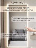Зеркало настенное 220х80 см с подсветкой сенсорное без рамы интерьерное ALUMIRROR Без рамы_220x80_BL_CTRL_сенсор_LIGHT_TUNABLE