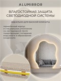 Зеркало настенное 110х95 см. сенсорное фигурное с подсветкой М3 ALUMIRROR М3_110x95_BL_CTRL_сенсор_LIGHT_TUNABLE