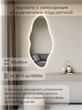 Зеркало настенное 135х60 см. сенсорное фигурное с подсветкой М4 ALUMIRROR М4_135x60_BL_CTRL_сенсор_LIGHT_TUNABLE