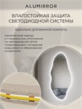 Зеркало настенное 181х81 см. сенсорное фигурное с подсветкой М4 ALUMIRROR М4_181x81_BL_CTRL_сенсор_LIGHT_TUNABLE