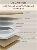 Зеркало настенное 190х90 см. мягкий квадрат ALUMIRROR с подсветкой сенсорное МК_190x90_BL_CTRL_сенсор_LIGHT_TUNABLE